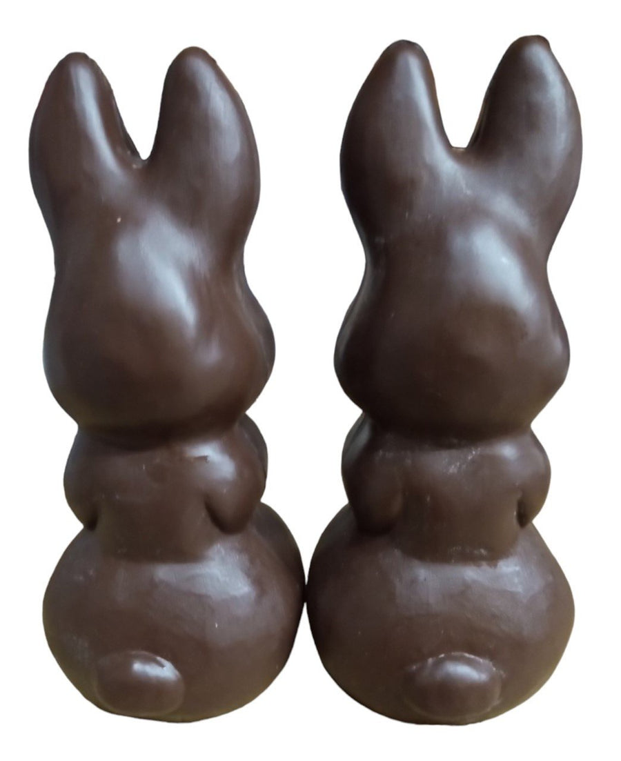 Union Chocolate Bunny Blowmolds Set Of 2 Vintage Collectible Nostalgic Festive