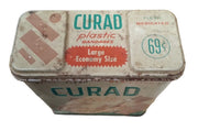 Curad Bandaid Tin Vintage Collectible Nostalgic Storage Medical Aid