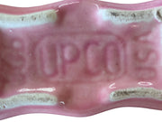 Upco Pink and White Drip Glaze Planter #922 Made in USA