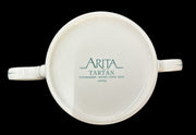 Arita Tartan Plaid Mug Bowl Plate 3pc Holiday Jester Bear Rocking Horse Dishes