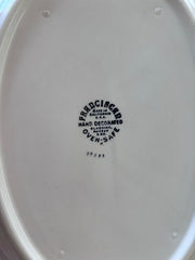 Franciscan ware Hand Decorated Apple Serving Tray Gladding Mcbean & Co Oven Safe