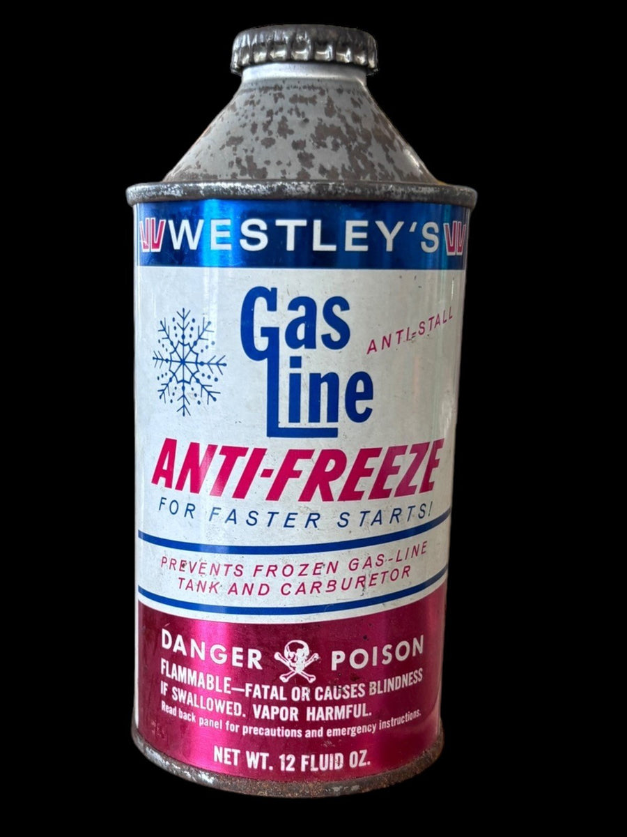 Vintage Dupont Zerone Anti Freeze Tin Quart Can