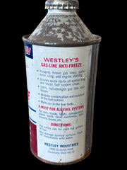 Vintage Dupont Zerone Anti Freeze Tin Quart Can