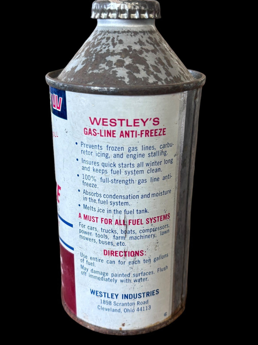 Vintage Dupont Zerone Anti Freeze Tin Quart Can