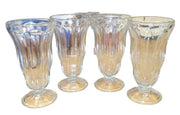 Soda Shop Drinking Glasses Set Of 4 Vintage Collectible Drinkware Serveware