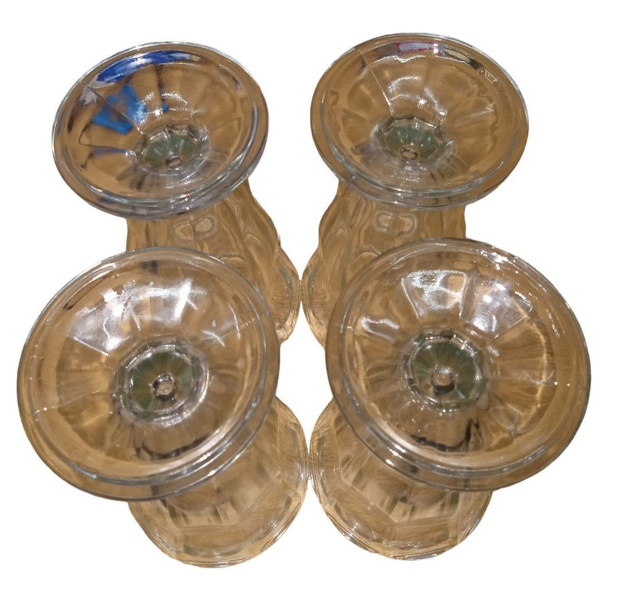 Soda Shop Drinking Glasses Set Of 4 Vintage Collectible Drinkware Serveware