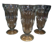 Soda Shop Drinking Glasses Set Of 3 Vintage Collectible Drinkware Kitchenware
