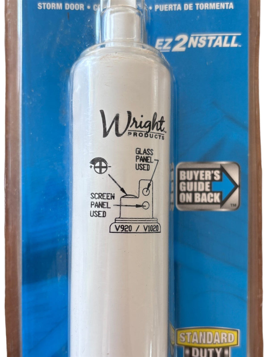 Wright Storm Door Closer White Easy to Install Unopened in Box