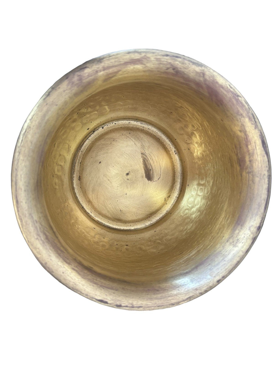 Hammered Brass Bowl Collectible Vintage Bowl