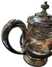 Silverplate Pitcher Wilcox Antique 152 Quadruple Plated Floral Engraved