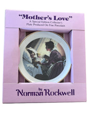 Norman Rockwell "Mother's Love" Special Edition Collectors Porcelain Plate