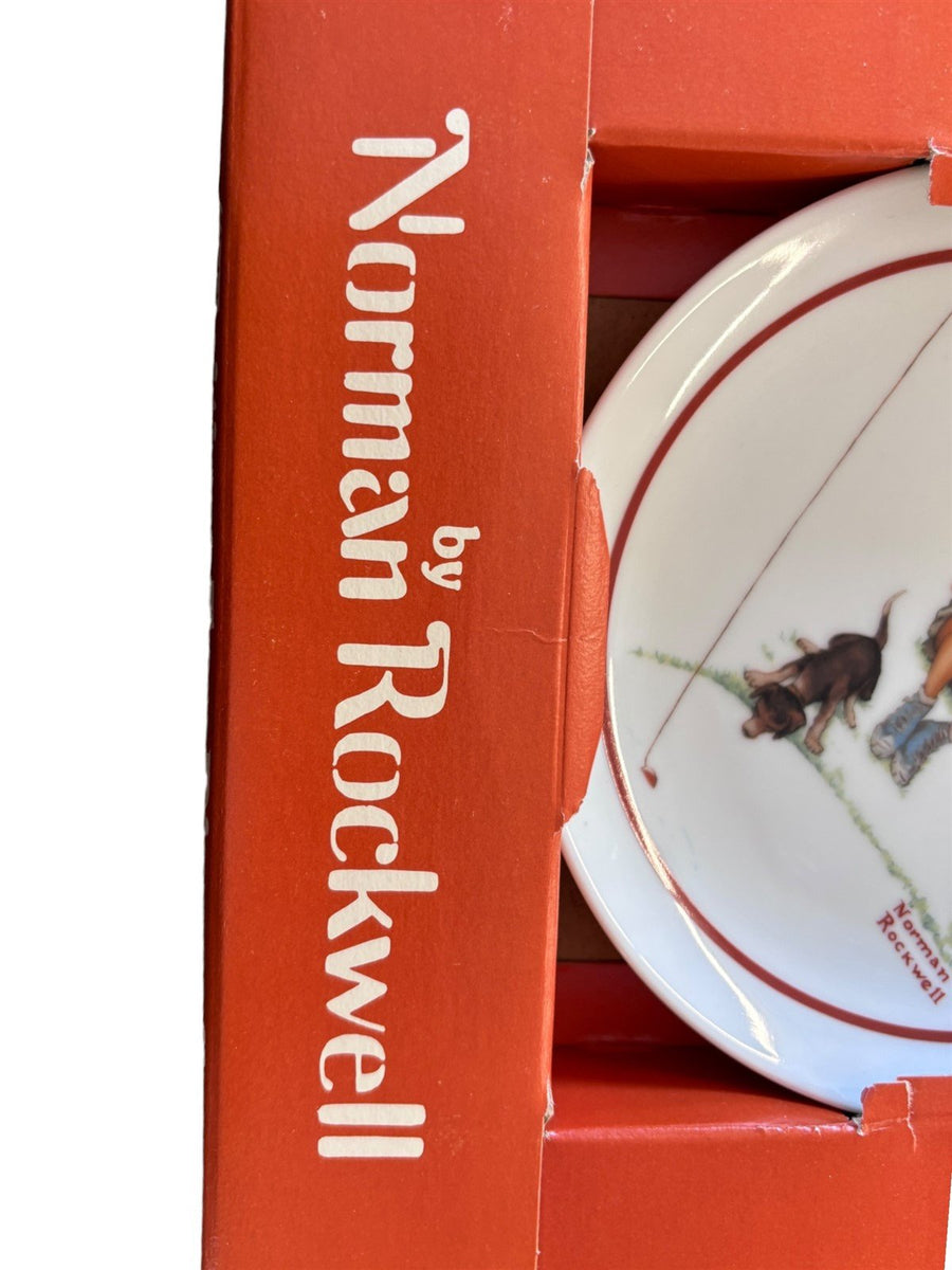 Norman Rockwell "Waiting For Dinner" Special Edition Collectors Porcelain Plate