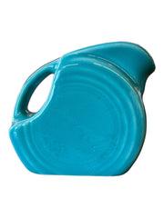 Fiesta - Turquoise Blue Mini Disk Pitcher No Box Ceramic Homer Laughlin Decor