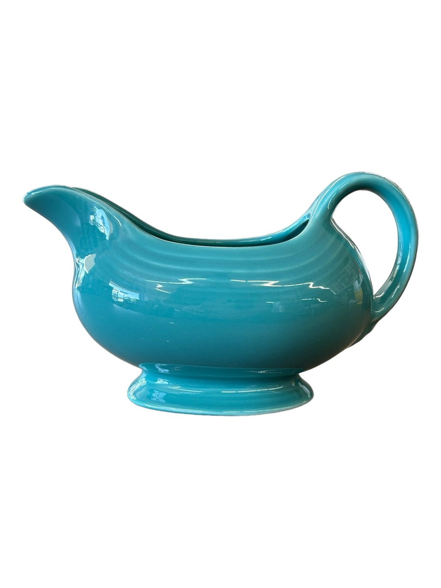 Fiesta - Turquoise Blue Sauce Boat Gravy Homer Laughlin Ceramic Serving Dish Home