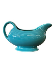 Fiesta - Turquoise Blue Sauce Boat Gravy Homer Laughlin Ceramic Serving Dish Home