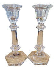 West Germany Crystal Glass Candleholders Vintage Collectible Home Accents