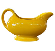 Fiesta - Daffodil Yellow Sauce Boat Gravy Homer Laughlin Ceramic Serving Dish HLC