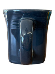 Fiesta - Slate Gray/Grey Retired Square Mug Homer Laughlin Ceramic Coffee Cup Drink