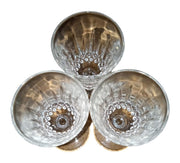 Crystal Glass Goblets Drinking Glasses Vintage Collectible Drinkware Serveware