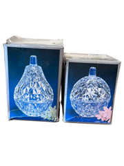 Alco Ind. Multi-Purpose Pear and Apple Crystal boxes NO. 0005