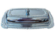 Butter Dish Silver Plated Vintage Light Unbranded