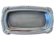 Butter Dish Silver Plated Vintage Light Unbranded