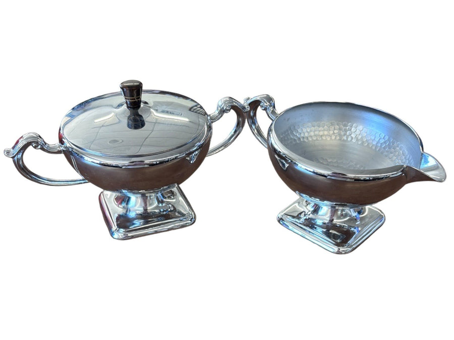 Keystoneware Silver Plated Creamer and sugar Dish Vintage
