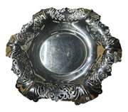 Chrome Tray Krome Kraft Farber Bros Decorative Serving Plate Ornamental Rim