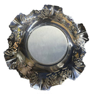 Chrome Tray Krome Kraft Farber Bros Decorative Serving Plate Ornamental Rim