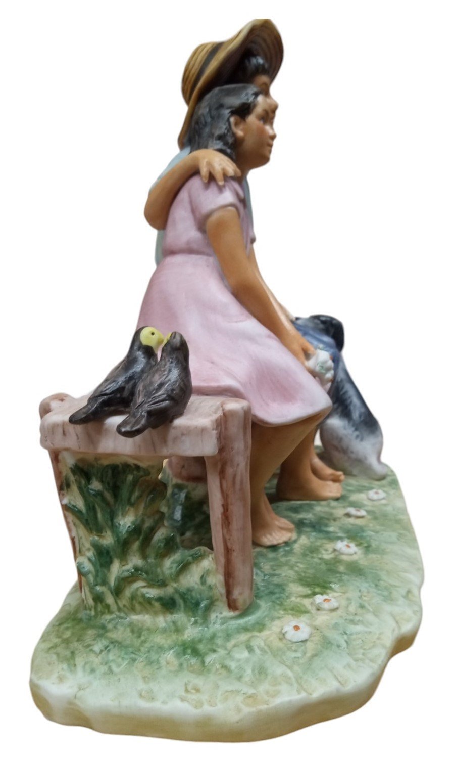 Gorham Norman Rockwell Sweet Serenade Sculpture Vintage Collectible Decorative