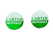 Jimmy Carter Lot Vintage US President Memorabilia Photos Campaign Pin 9 Pc