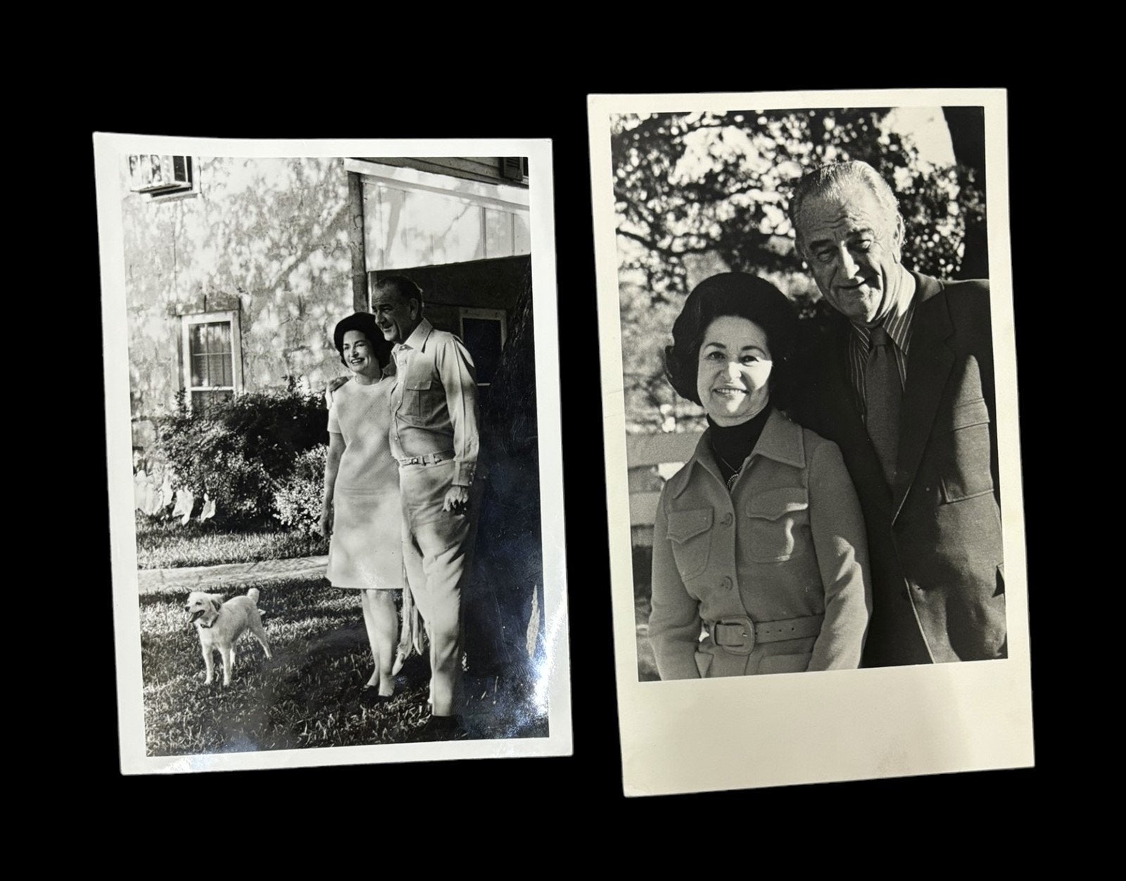 Lyndon B. Johnson Lot US President Photos Letters Postcards Vintage Memorabilia