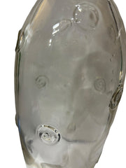 Decanter Glass Swirl Art Bottle Vintage Barware