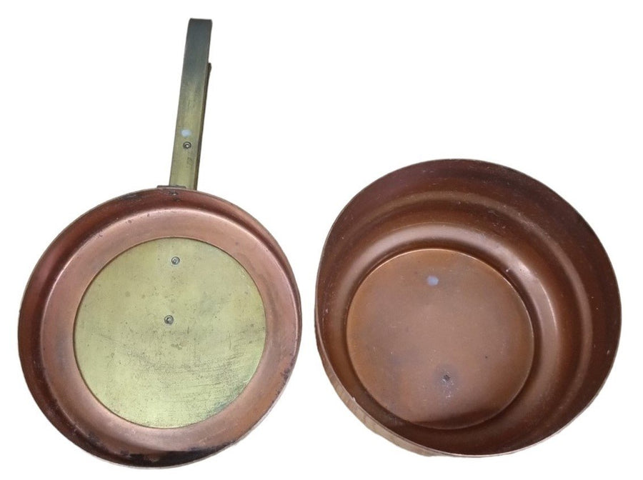 Copper Chafing Dish Vintage Collectible Kitchenware Small Kitchen Appliance