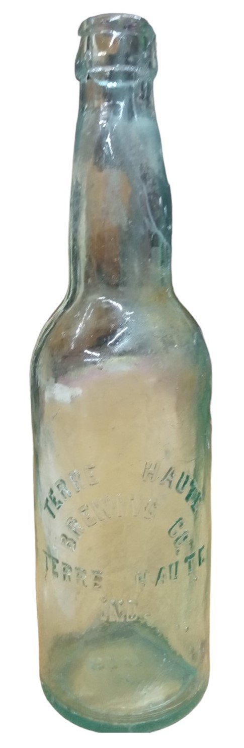 Terre Haute Brewing Co Glass Bottle Vintage Collectible Nostalgic Drink Storage