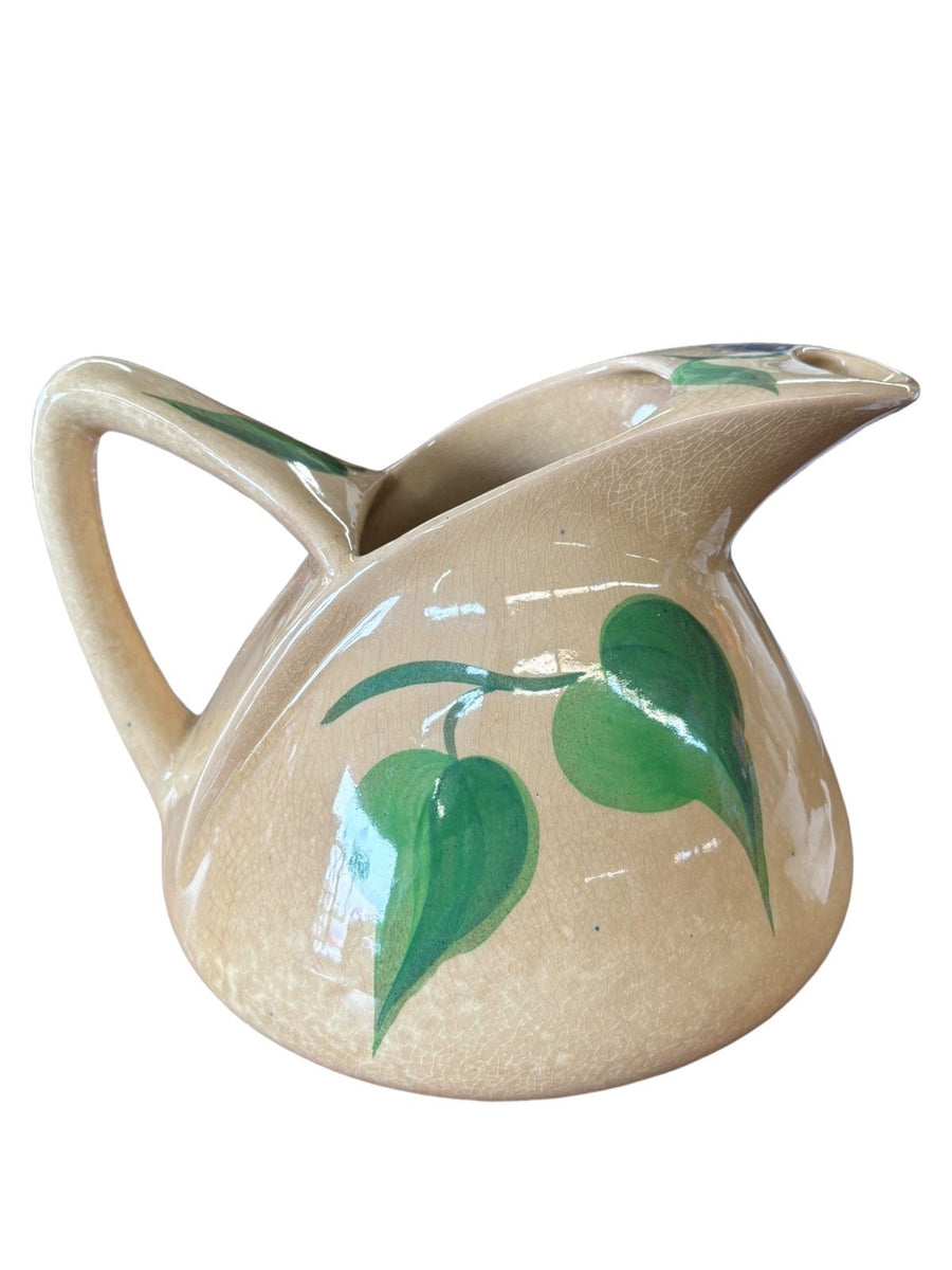 Pottery Guild of America Hand Painted Pitcher #4 Flower Pattern