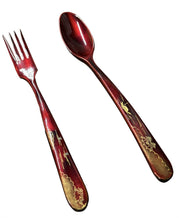 Bowl Set Red Lacquer 9pc Made In Japan Gold Design Serving Salad Ornate