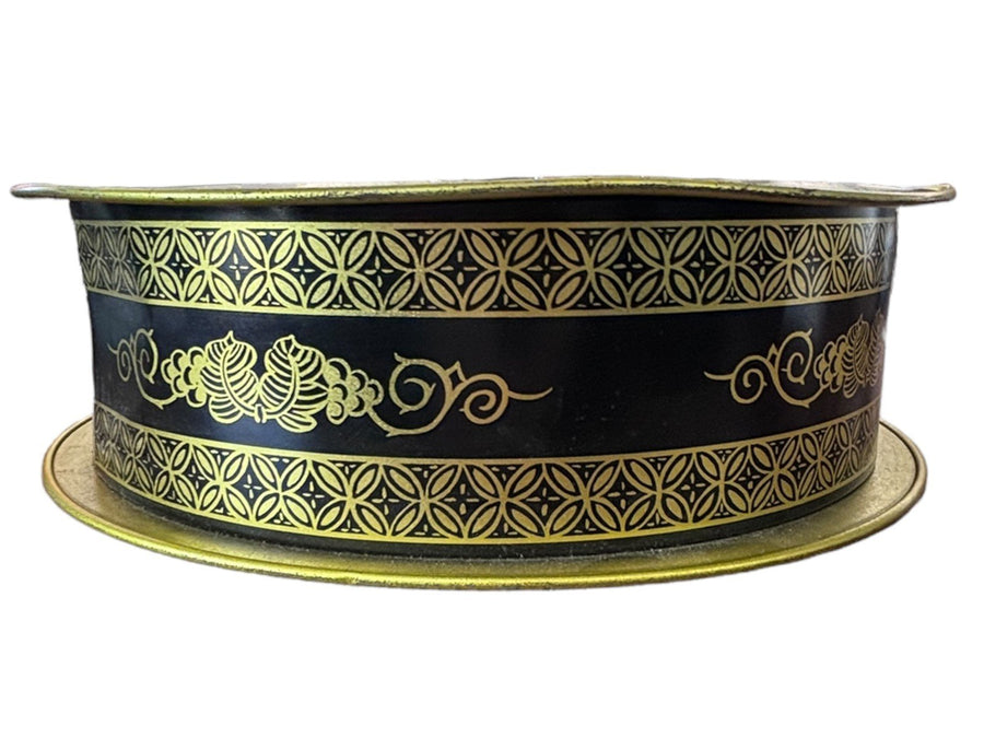 T'ang Dynasty Traditional Art Tin Serving Trays With Connecting Piece