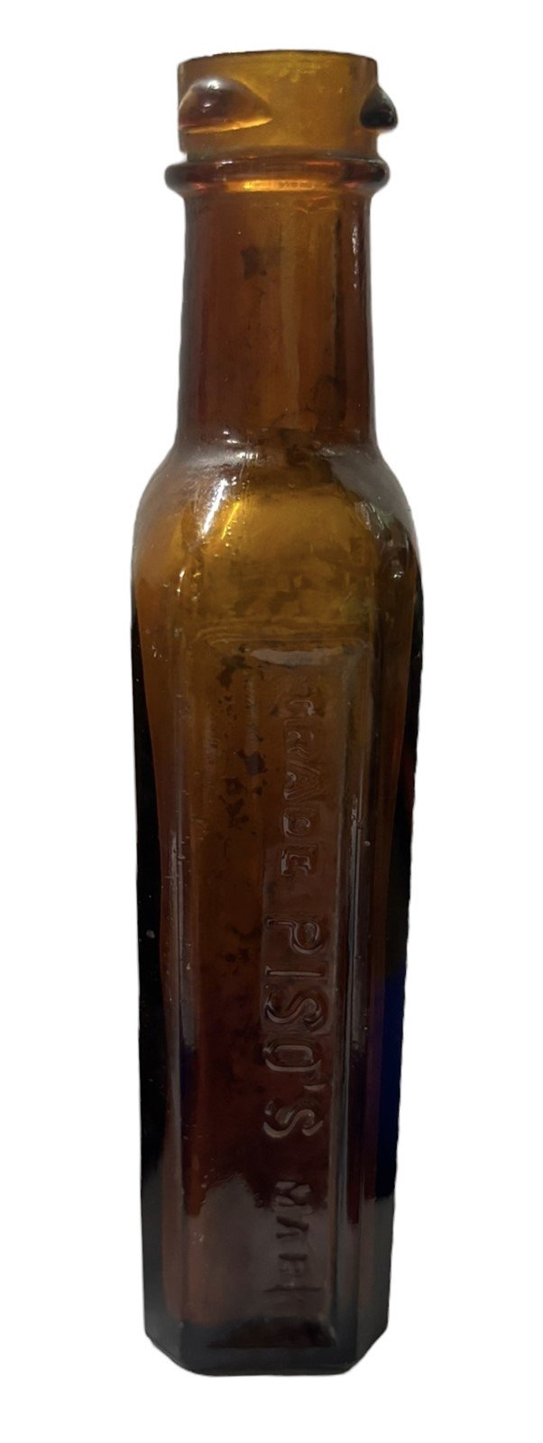 Medicine Bottle Lot Antique Glass Phillips Piso Lysol