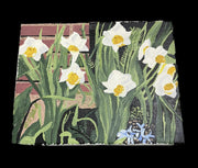 Oil Painting Daffodil on Canvas Wall Home Decor Hanging