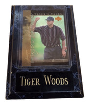 Tiger Woods Trading Card Plaque Vintage Collectible Sports Memorabilia