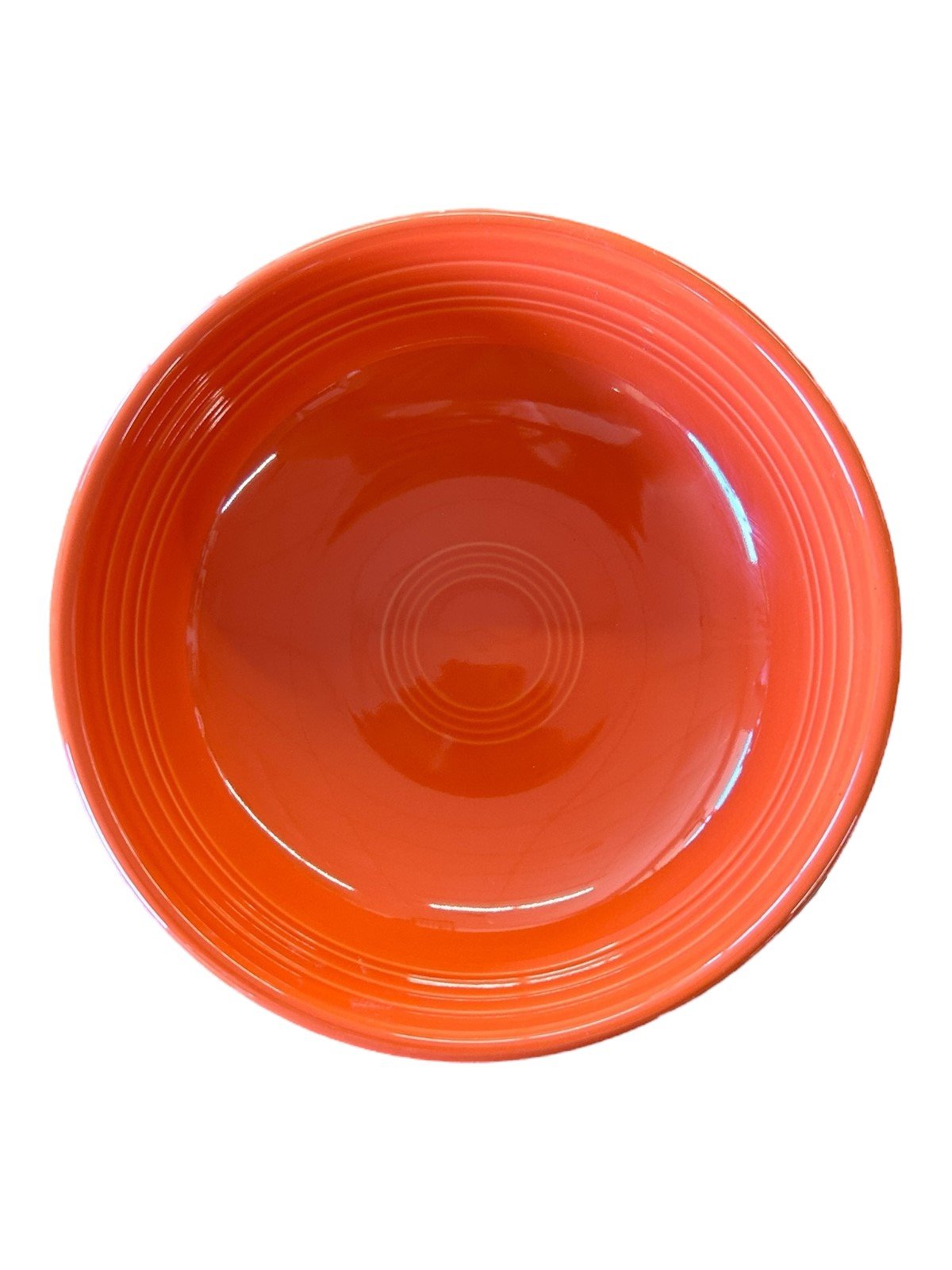 Fiesta - Poppy Orange Medium Bistro Bowl Ceramic Homer Laughlin Kitchenware HLC