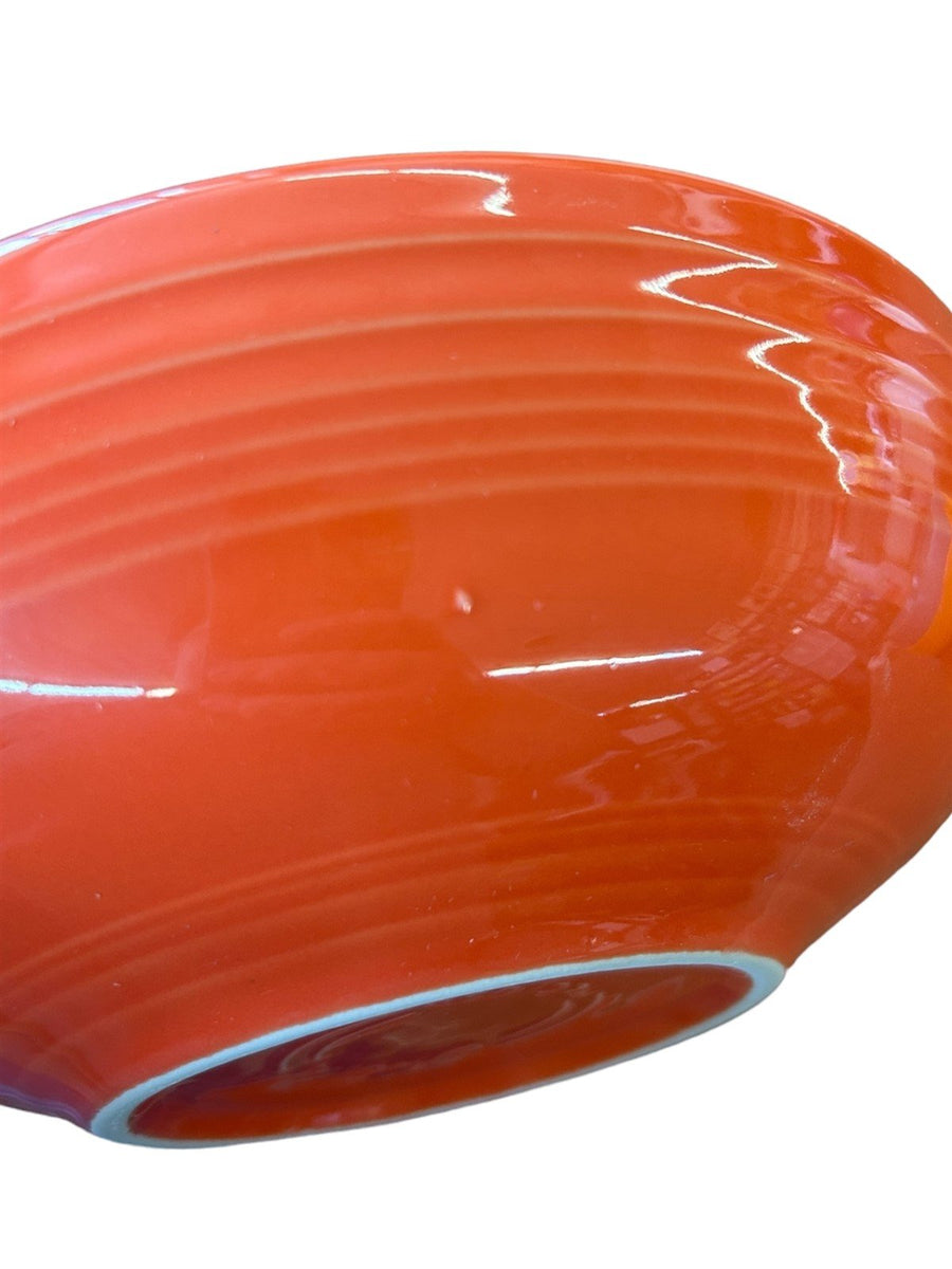 Fiesta - Poppy Orange Medium Bistro Bowl Ceramic Homer Laughlin Kitchenware HLC