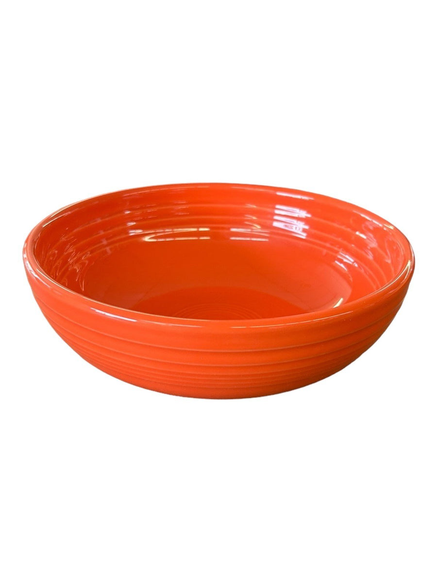 Fiesta - Poppy Orange Medium Bistro Bowl Ceramic Homer Laughlin Kitchenware HLC