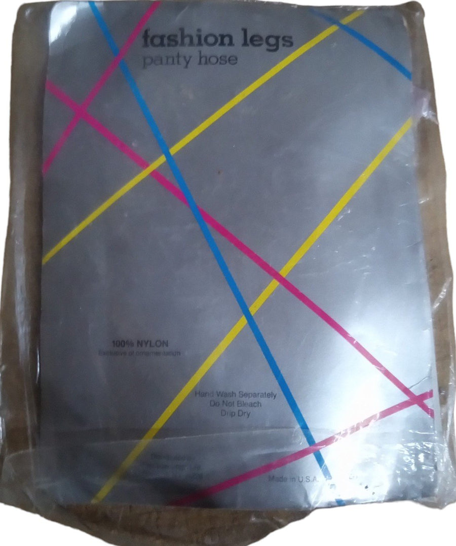 Fashion Legs Panty Hose Gray Average Fits 5'3" to 5'6" 100-130 Lbs. Vintage