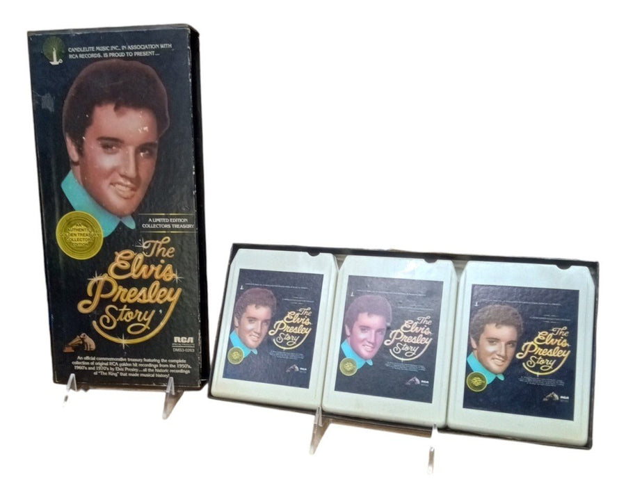 Elvis Presley 8-Track Tapes Set Of 2 Packs Of 3 Vintage Collectible Graceland