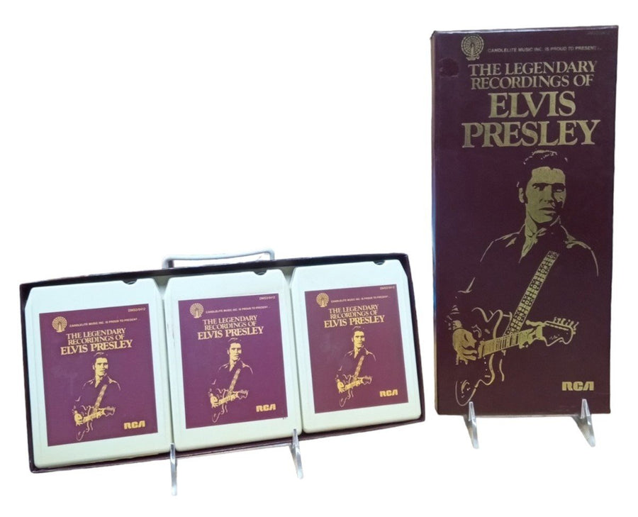 Elvis Presley 8-Track Tapes Set Of 2 Packs Of 3 Vintage Collectible Graceland