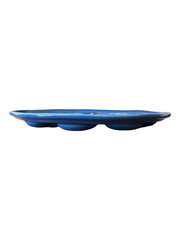 Fiesta - Lapis Blue Small Egg Plate Tray Serving Dish Homer Laughlin Ceramic HLC