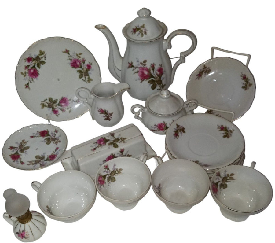 Royal Rose China Antique Made in Japan Fine China Vintage 19 Pieces Tea Set
