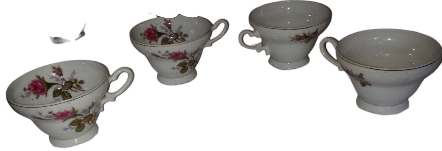 Vintage Royal rose porcelain cofee set made in deals China